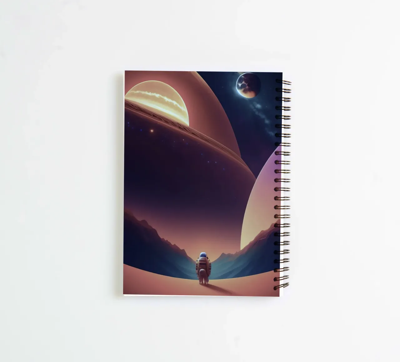 stars landscape spiral notebook by Histrol