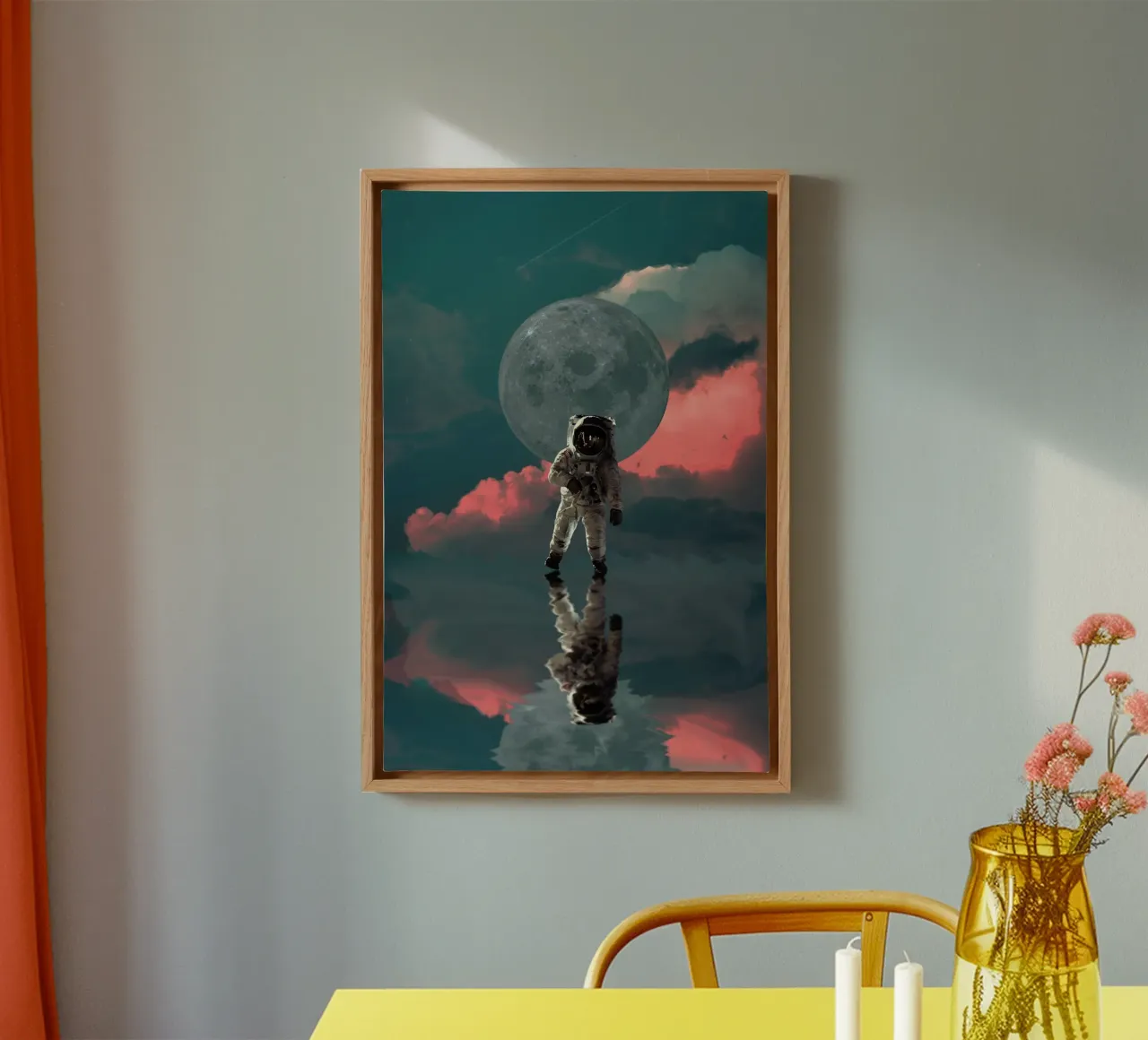 astronaut moon tela da Histrol