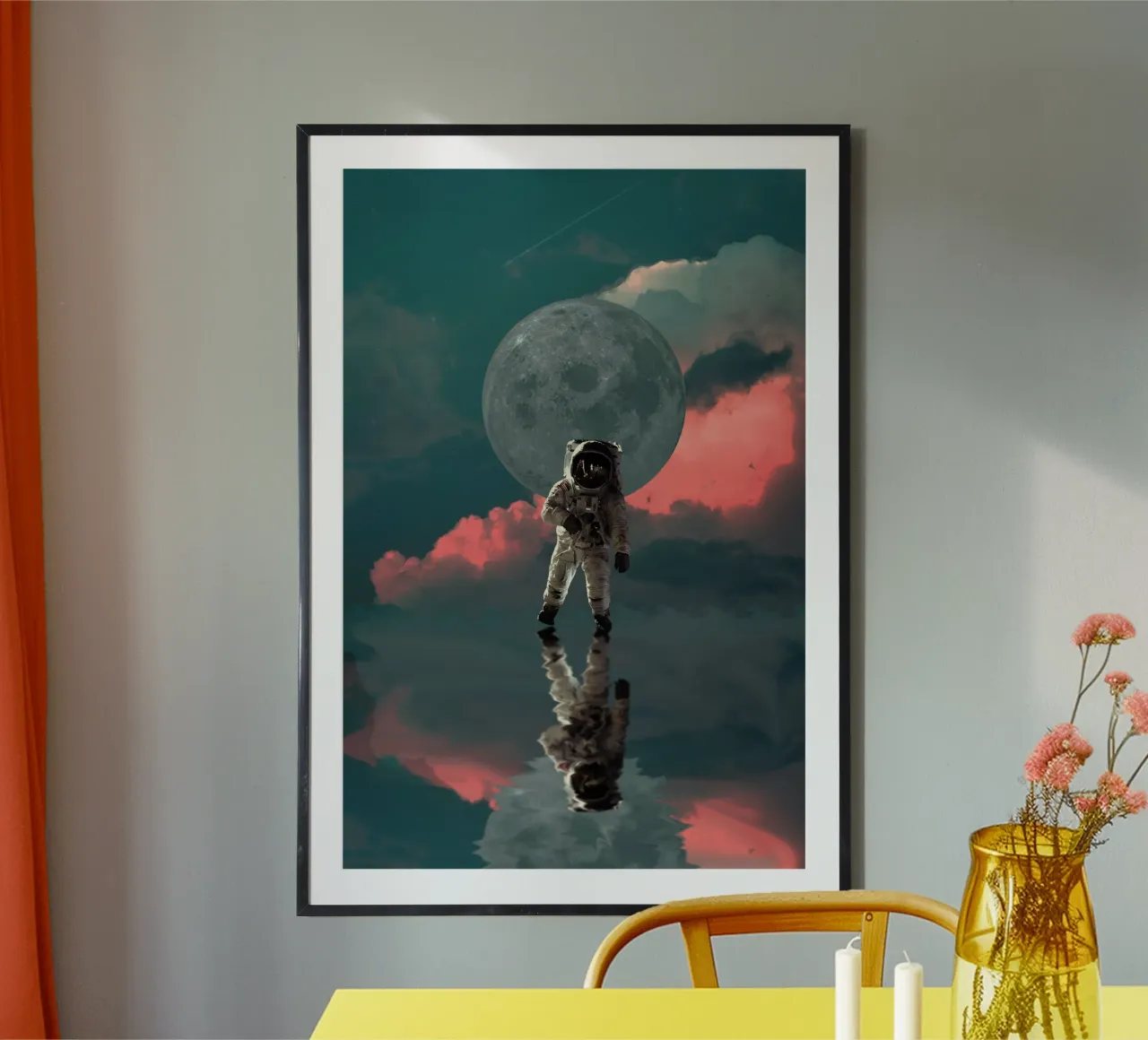 astronaut moon carta hahnemühle da Histrol