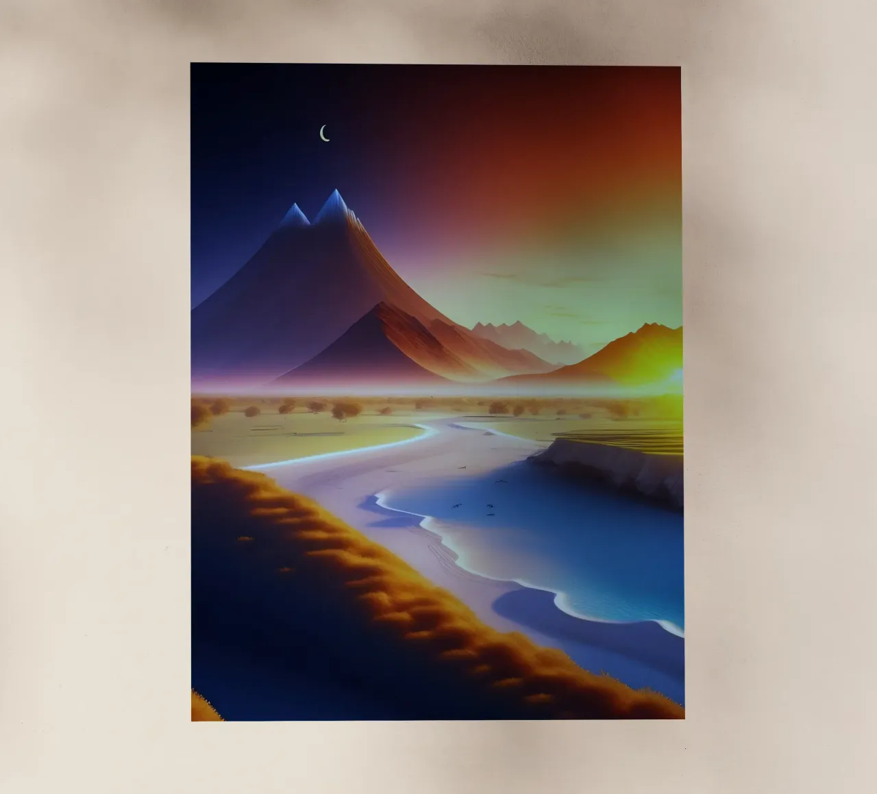 beach cliffs pellicola backlit da Histrol