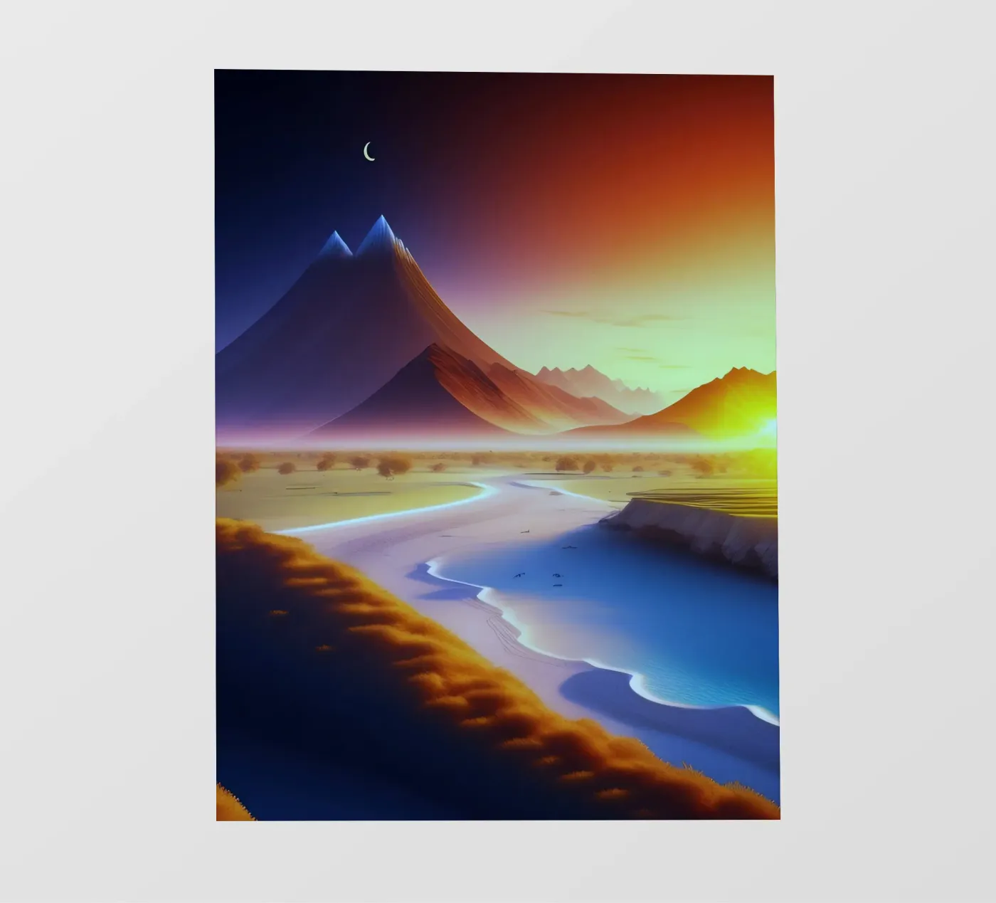 beach cliffs pellicola backlit da Histrol