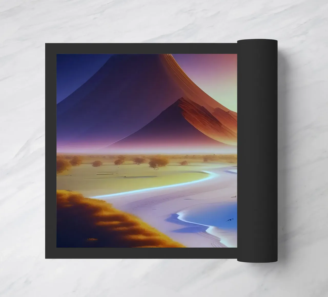 beach cliffs doormat by Histrol