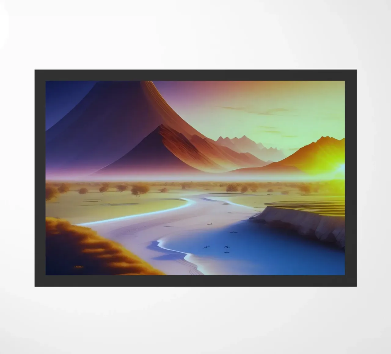 beach cliffs doormat by Histrol