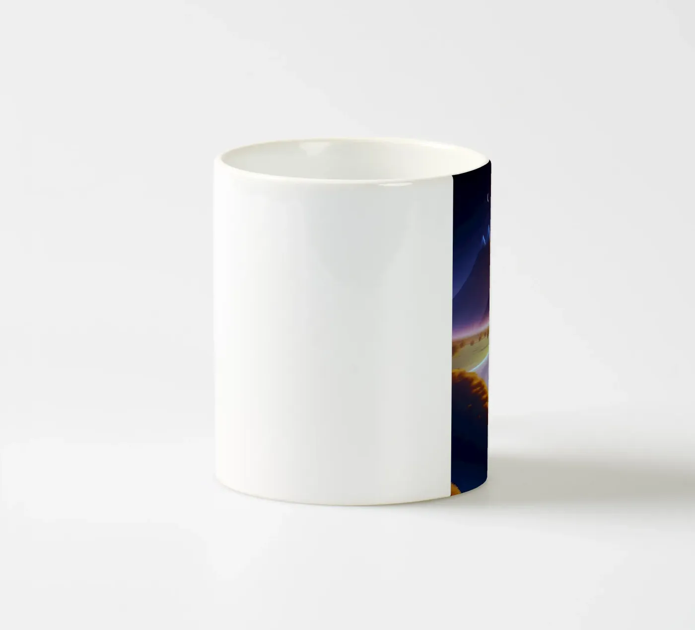 beach cliffs ceramic mug by Histrol
