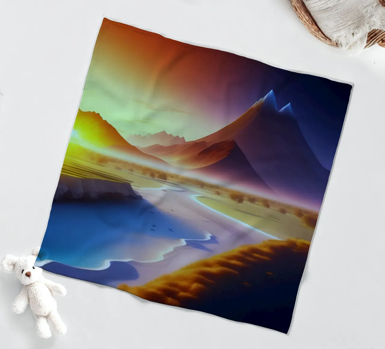 beach cliffs Fleecedecke von Histrol