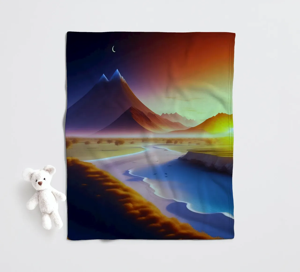 beach cliffs Fleecedecke von Histrol