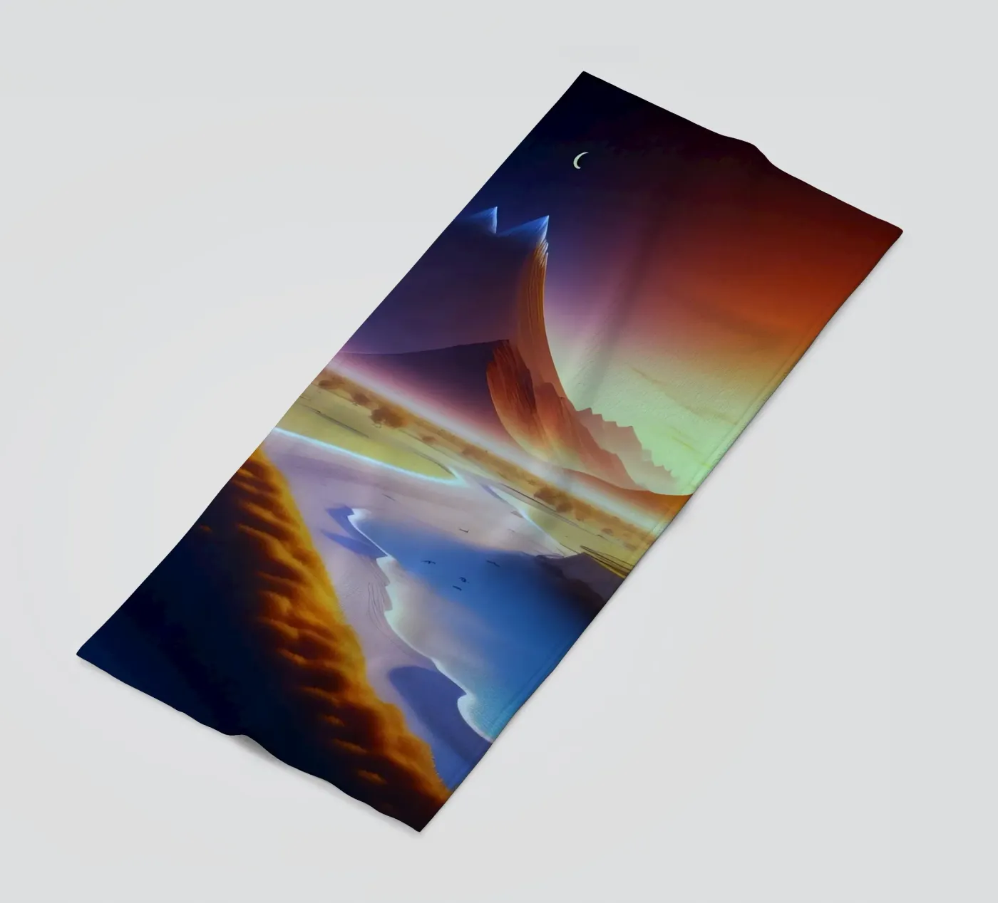 beach cliffs beach towel by Histrol