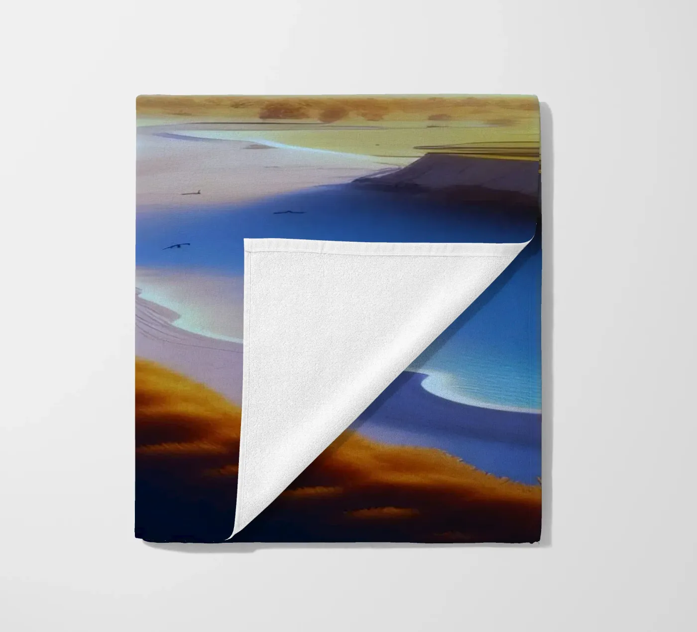 beach cliffs beach towel by Histrol