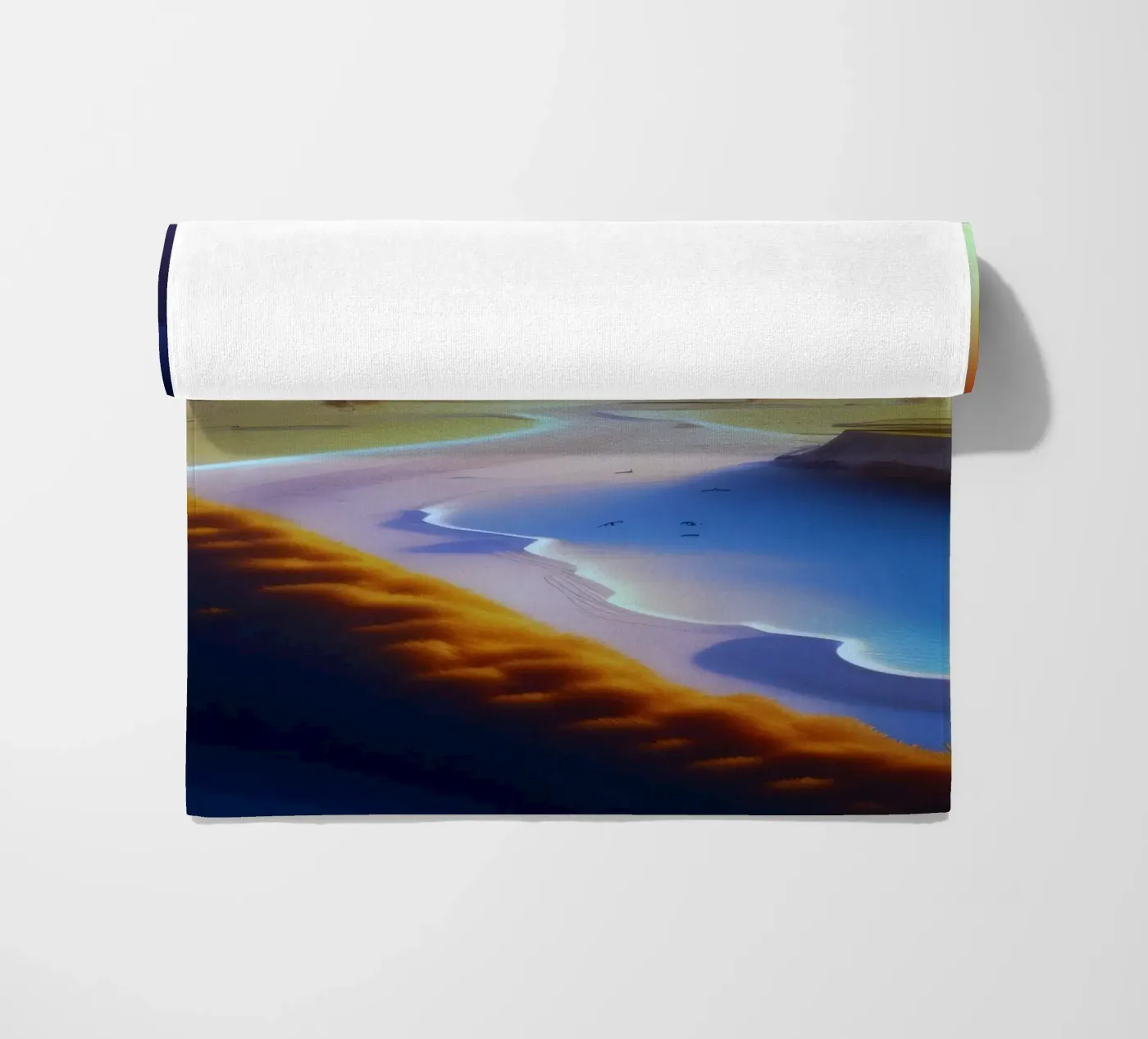 beach cliffs beach towel by Histrol