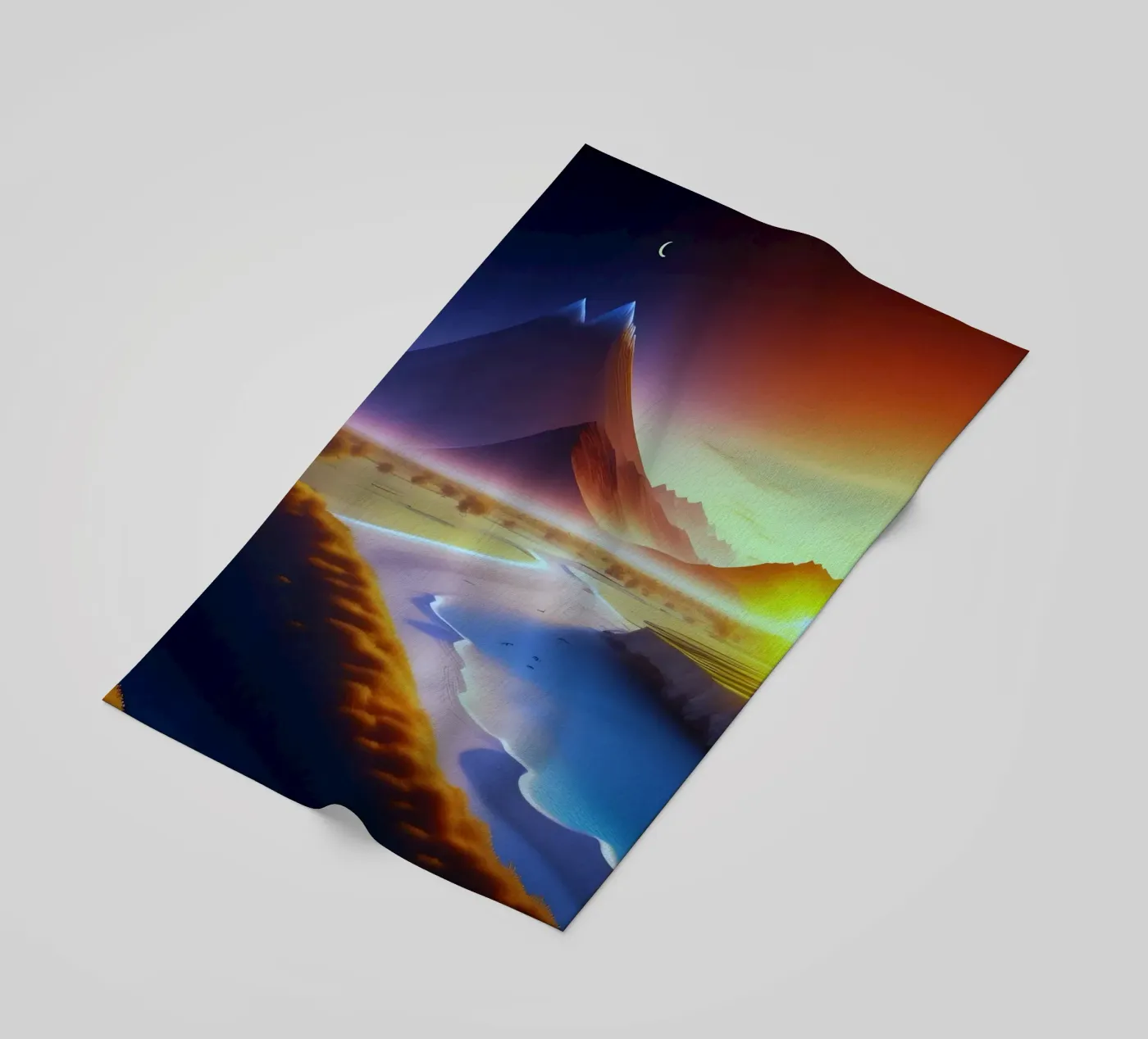 beach cliffs beach towel by Histrol