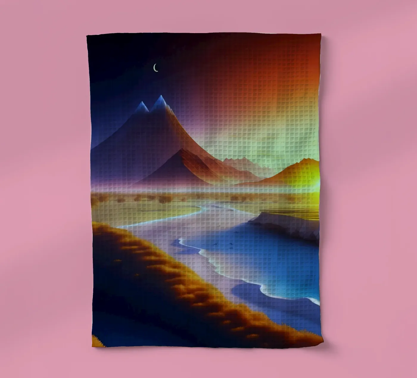 beach cliffs Geschirrtuch von Histrol