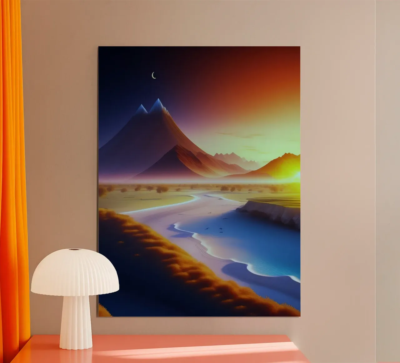 beach cliffs poster by Histrol