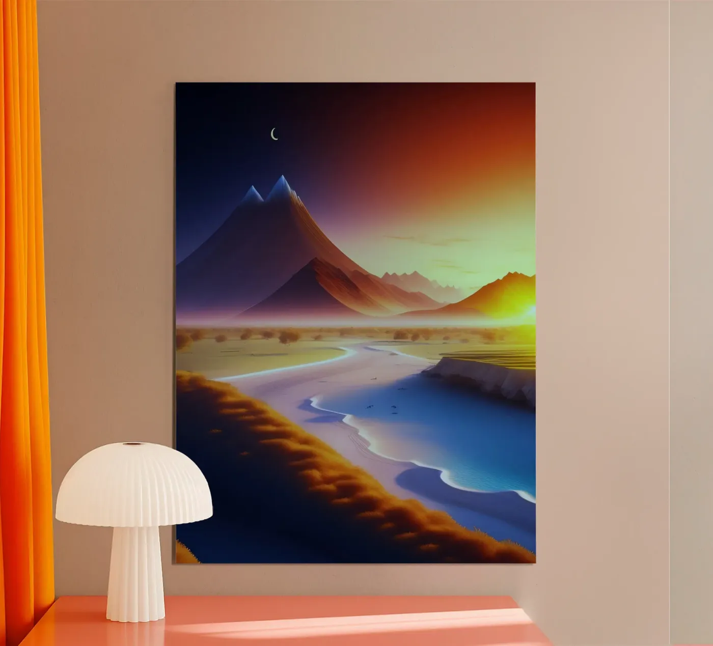 beach cliffs poster by Histrol