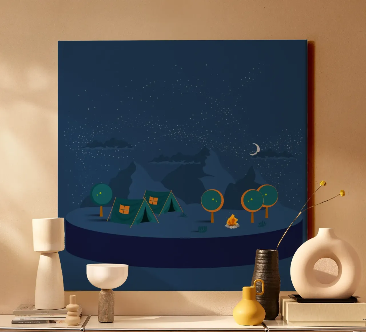 mountains outdoors canvas by Histrol