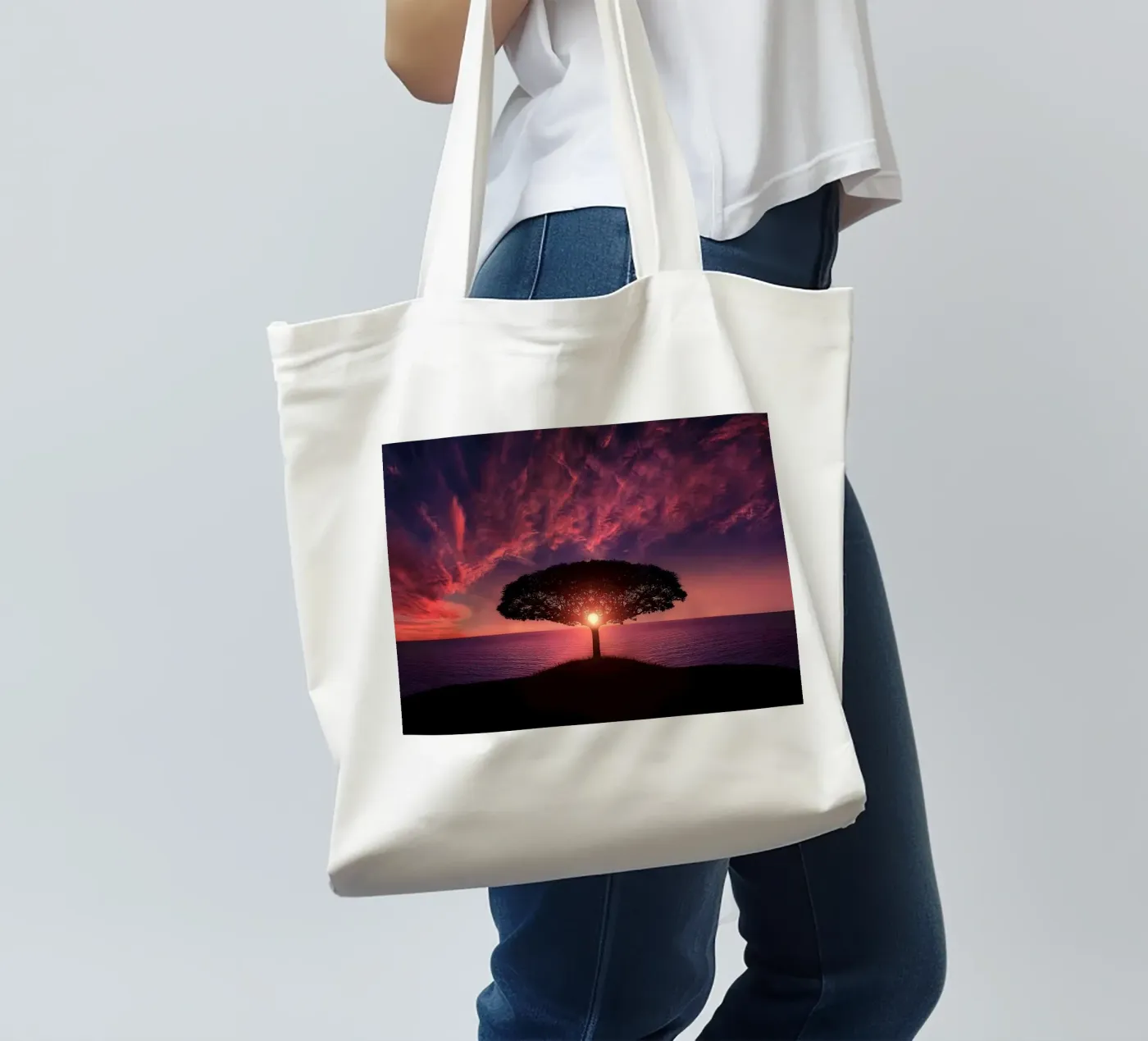 reflection backlight tote bag de Histrol
