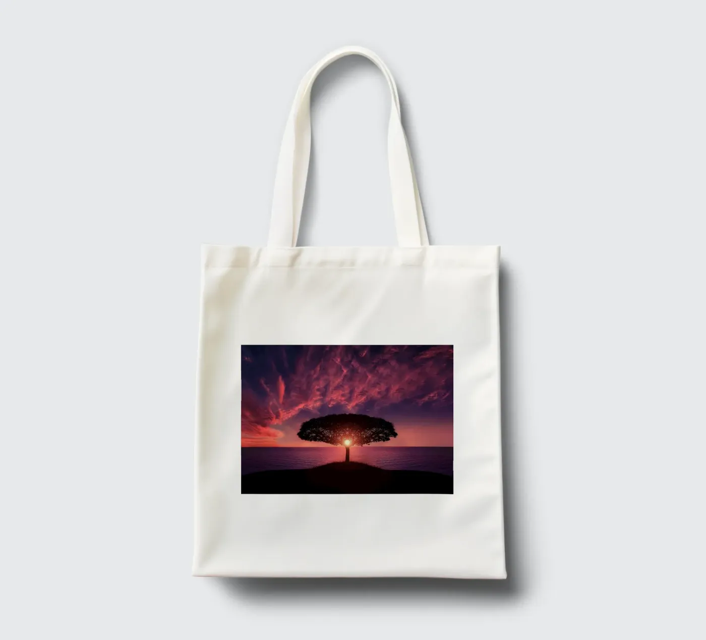reflection backlight tote bag by Histrol