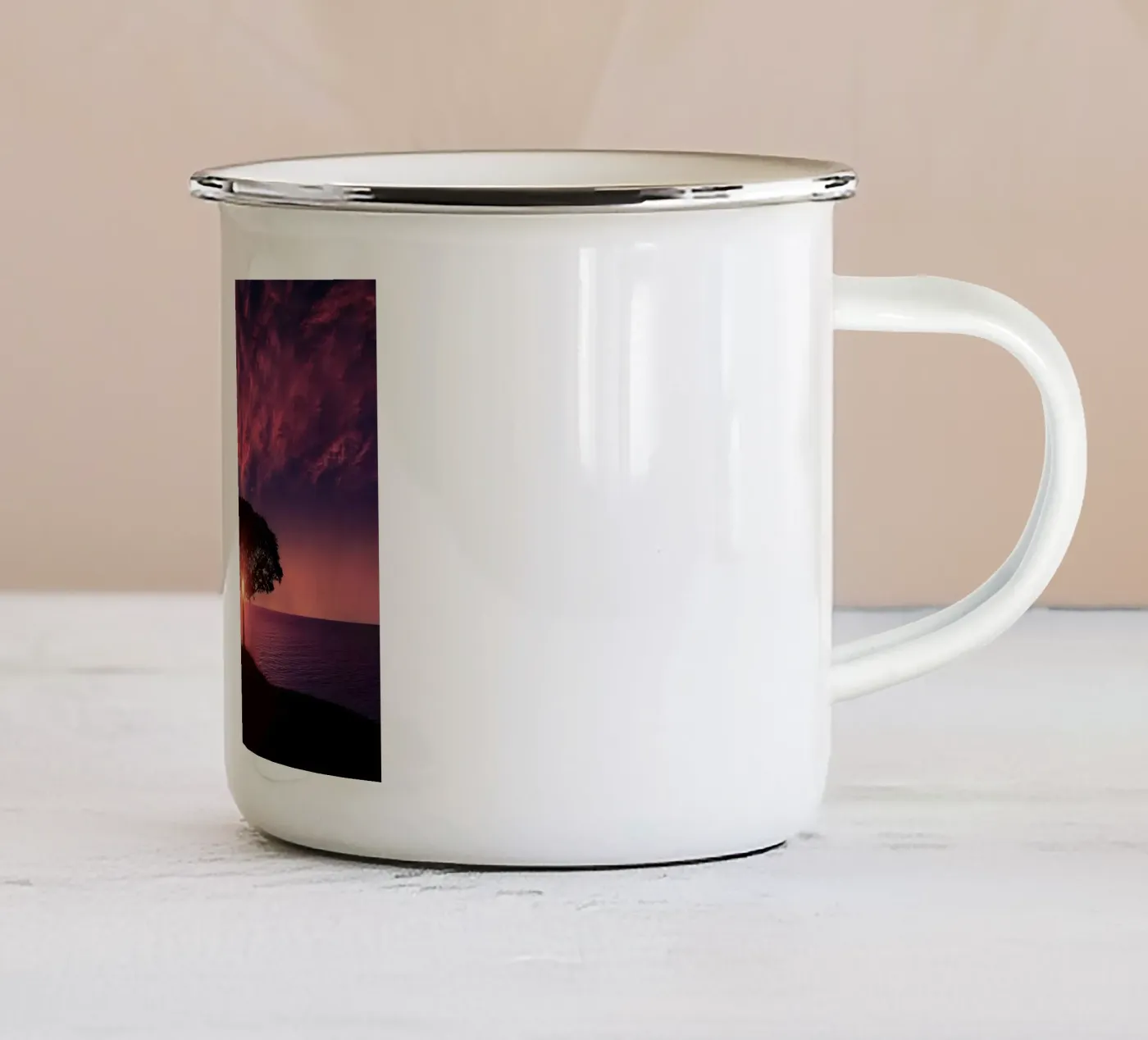 reflection backlight tazza in smalto da Histrol