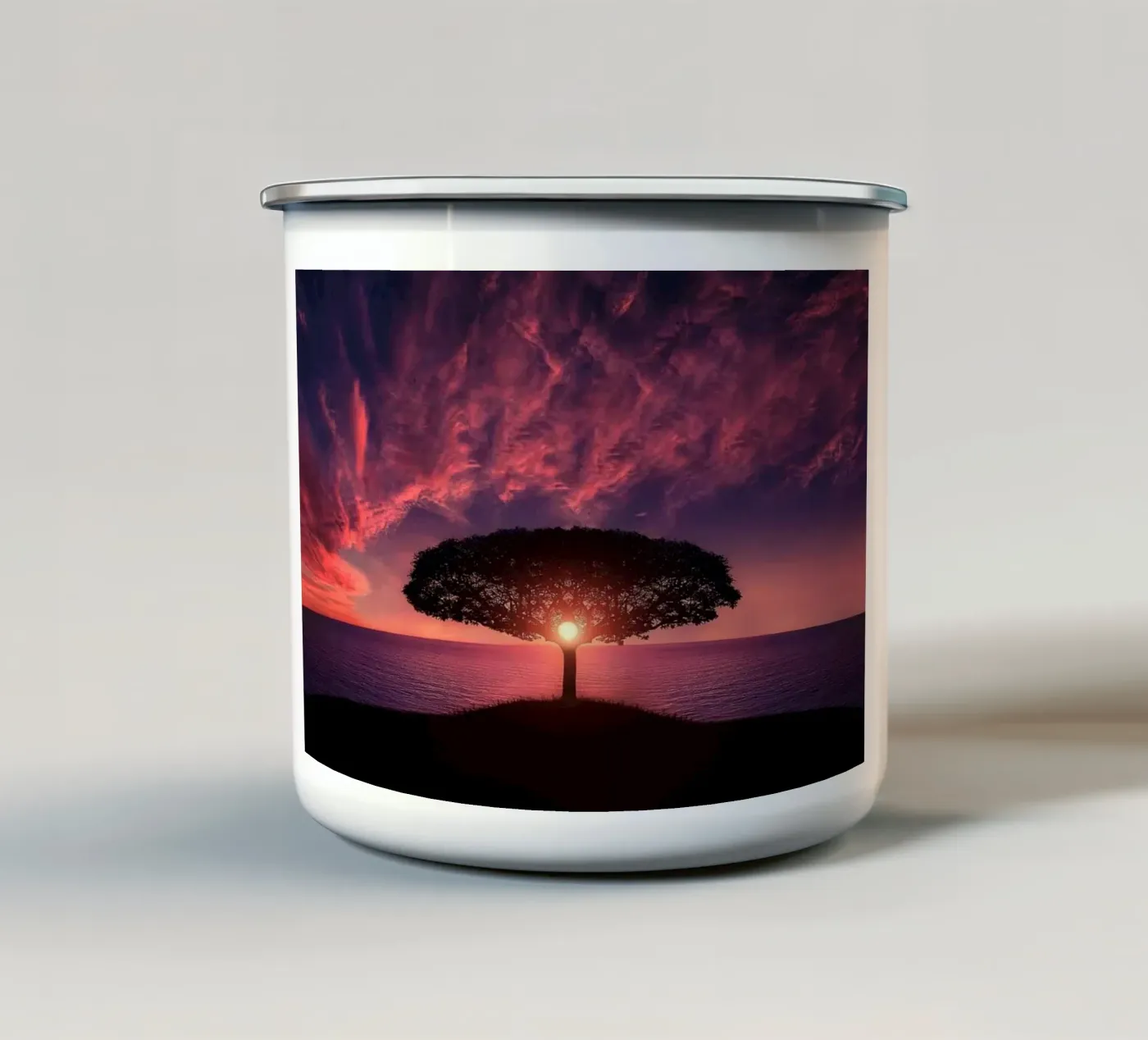 reflection backlight tazza in smalto da Histrol