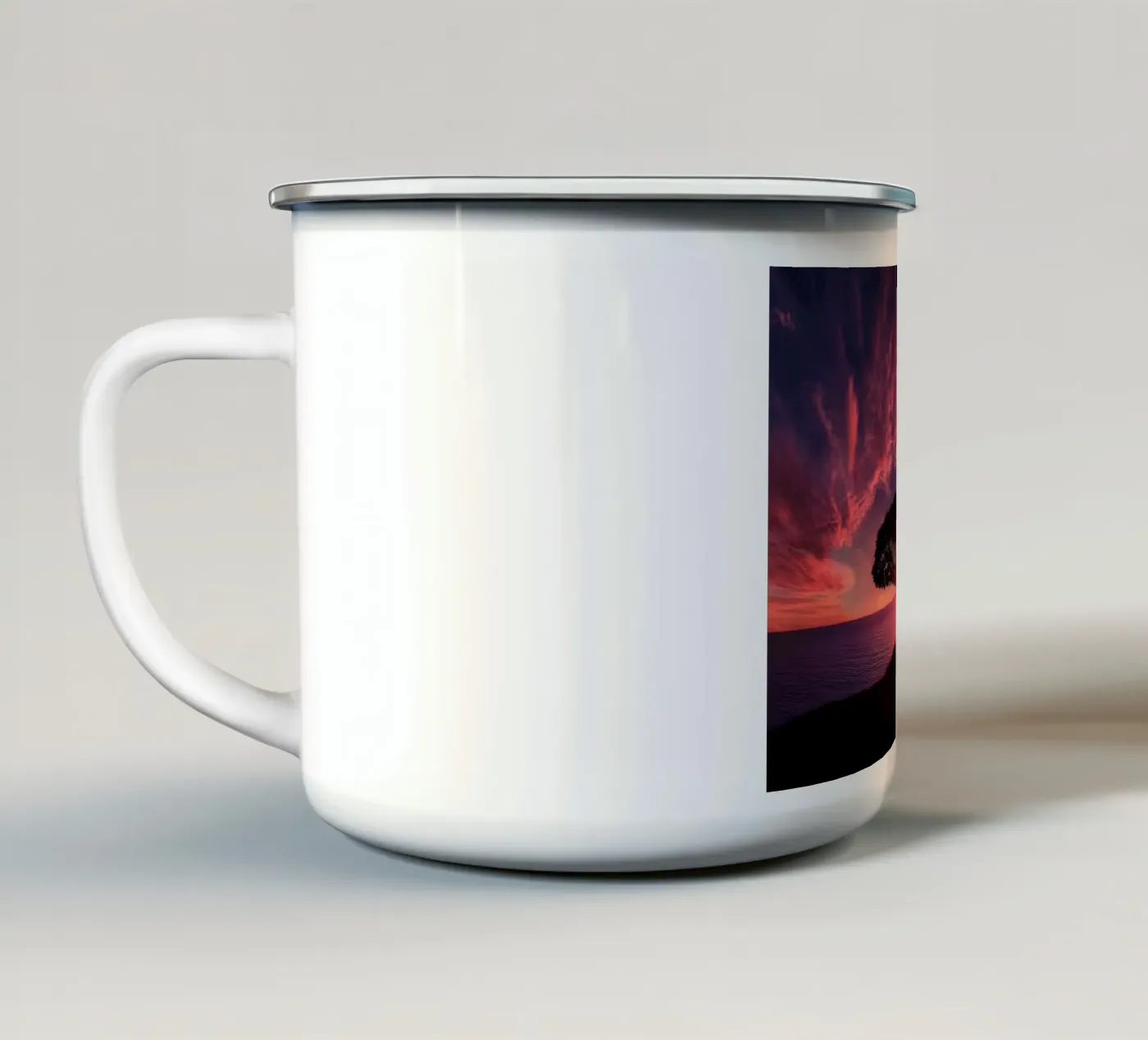 reflection backlight tazza in smalto da Histrol
