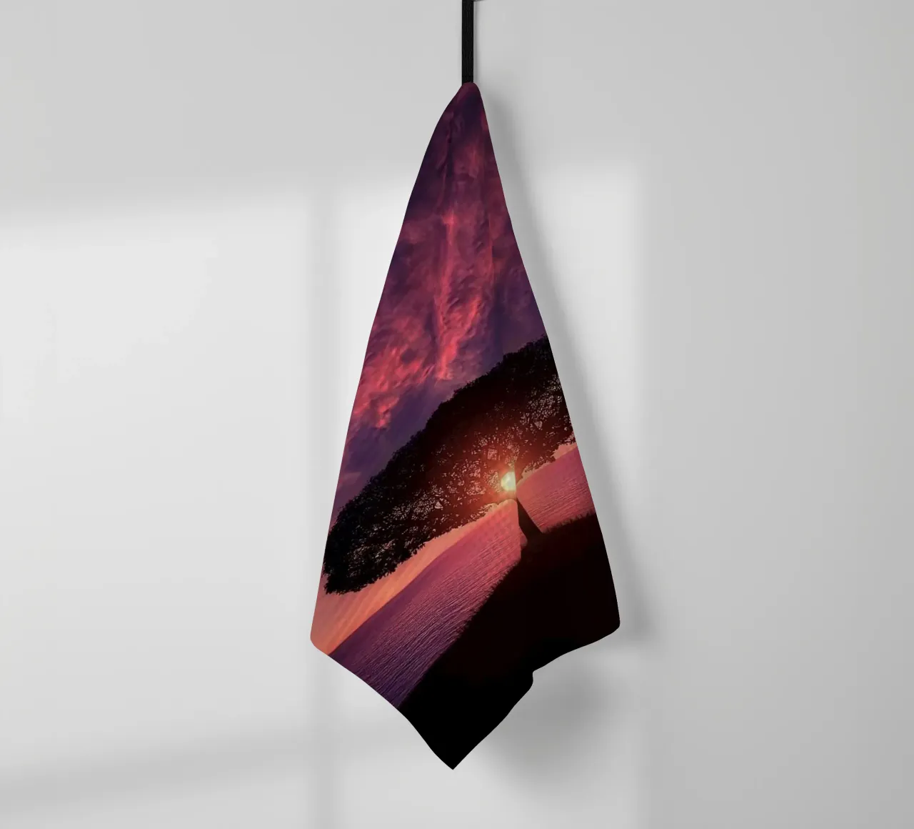 reflection backlight tea towel by Histrol