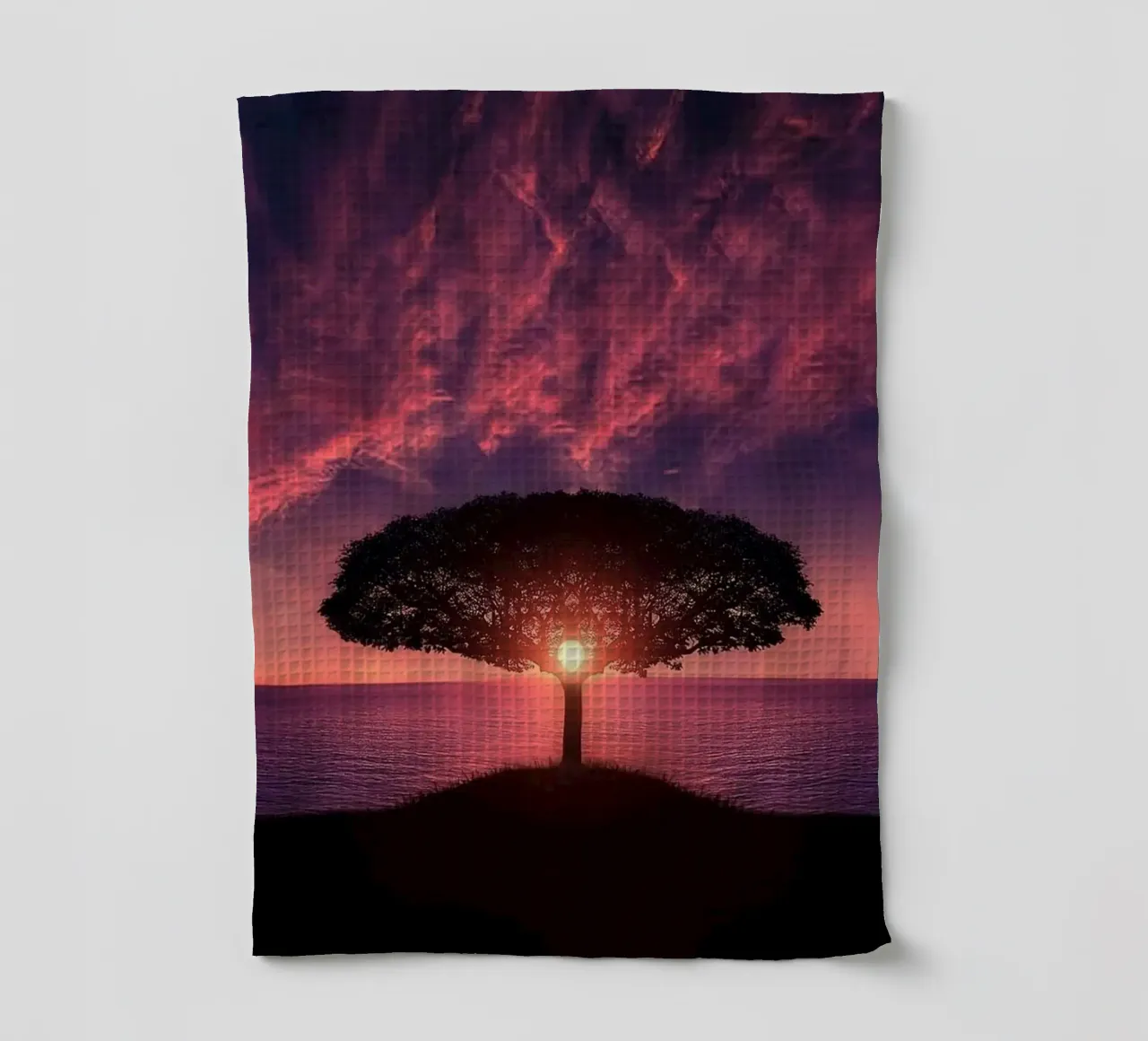 reflection backlight tea towel by Histrol
