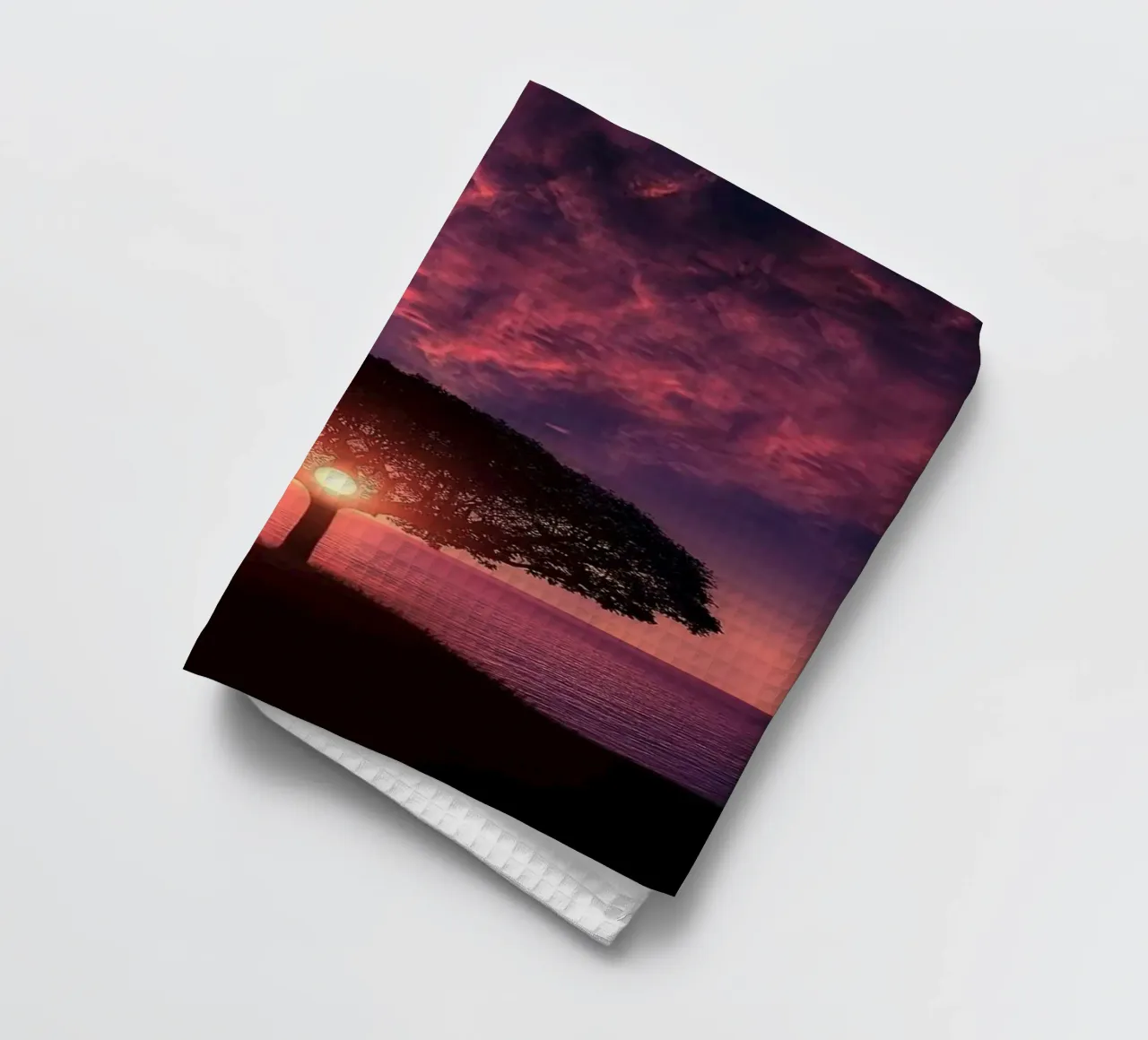 reflection backlight tea towel by Histrol