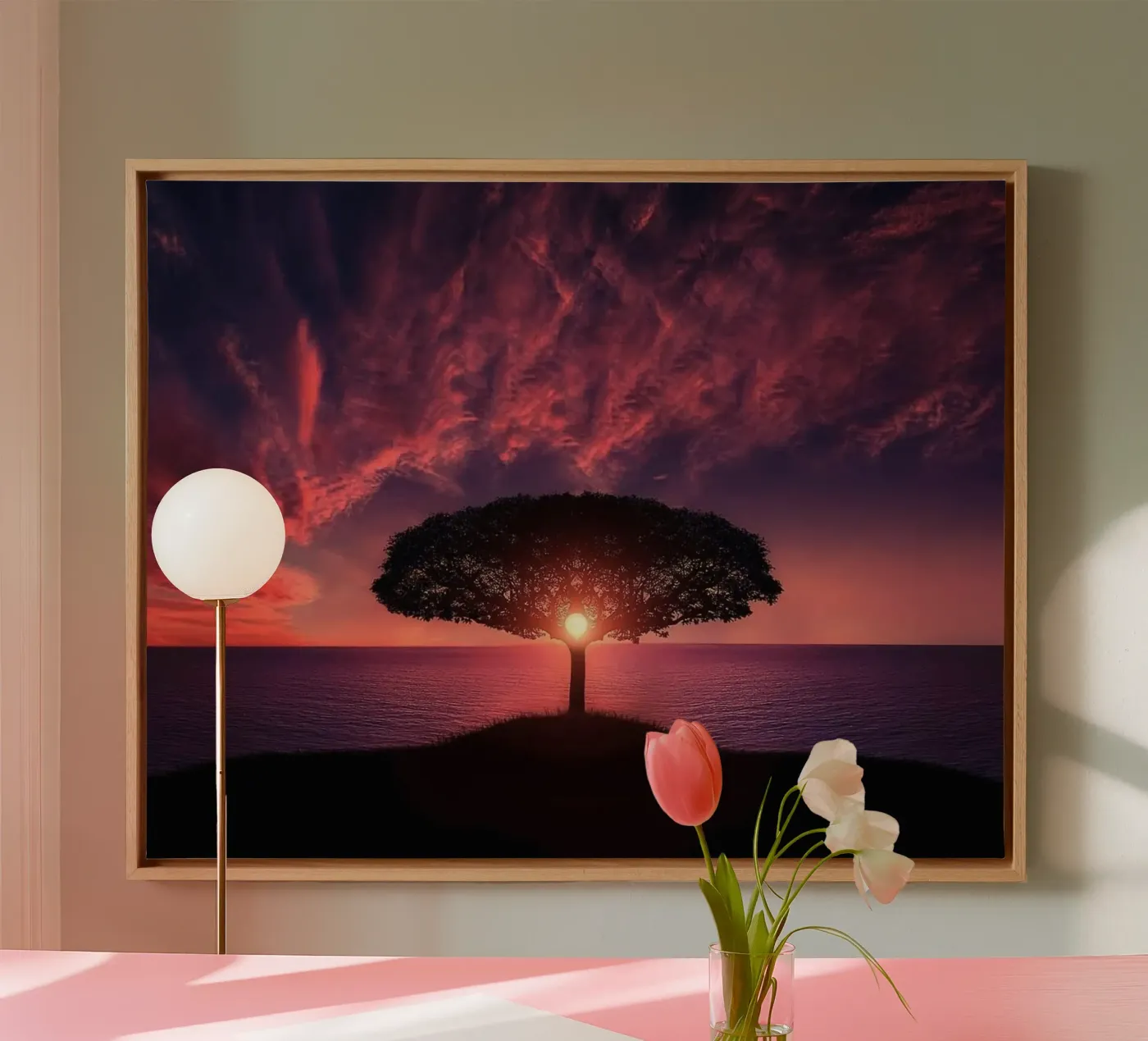 reflection backlight Leinwand von Histrol