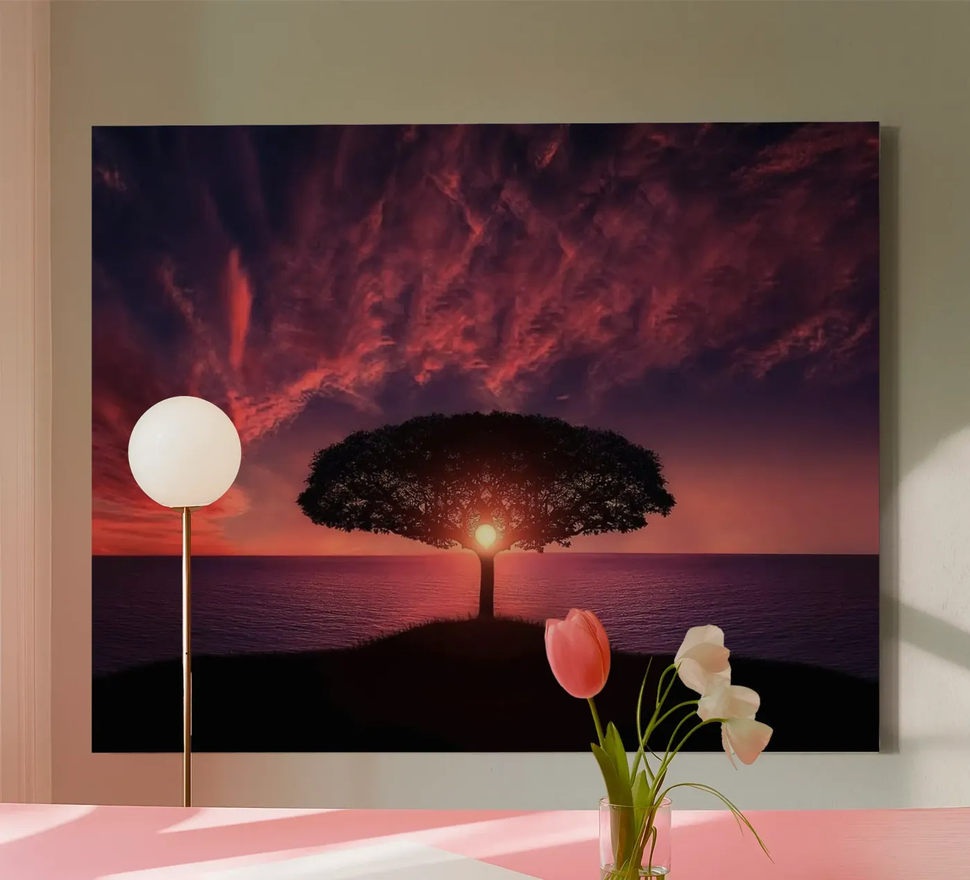 reflection backlight Leinwand von Histrol