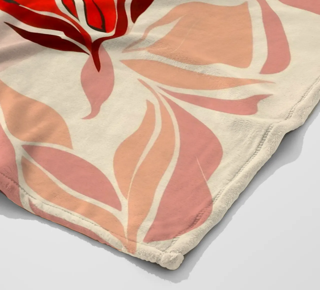 Fogliame cremisi ad arco coperta in pile da Frosh Pallete