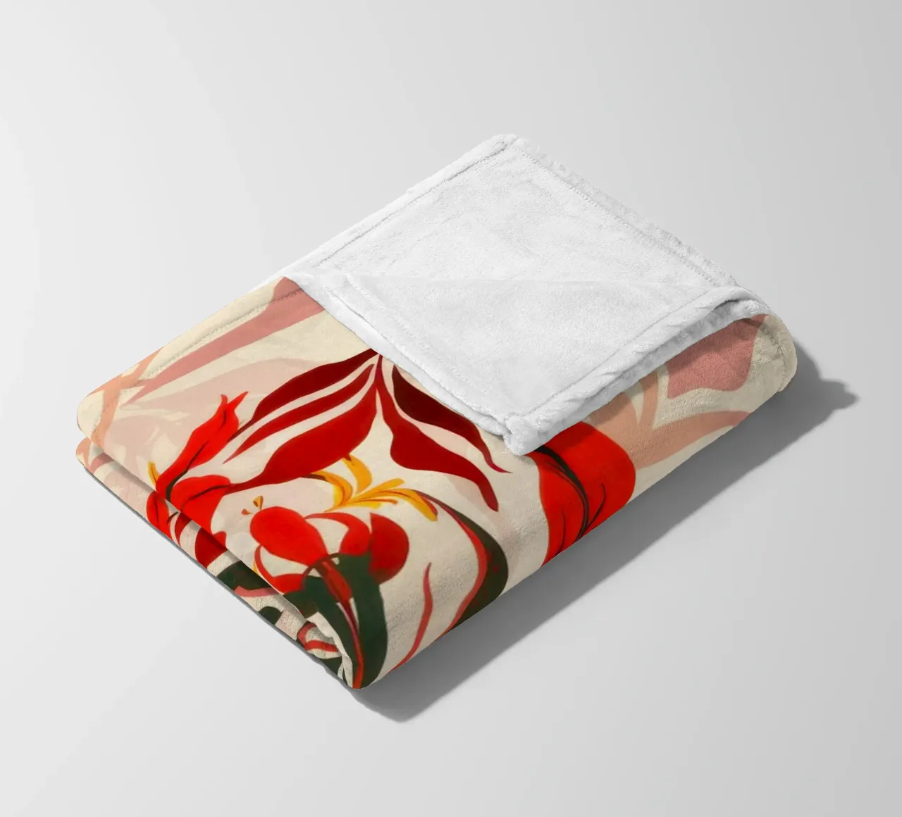 Fogliame cremisi ad arco coperta in pile da Frosh Pallete