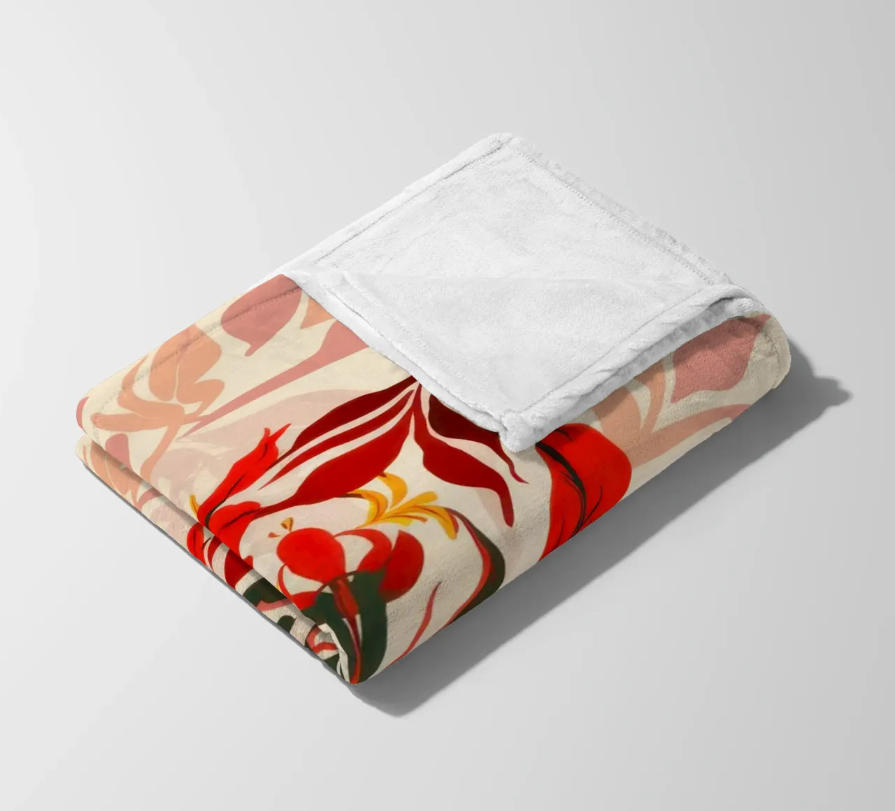 Fogliame cremisi ad arco coperta in pile da Frosh Pallete