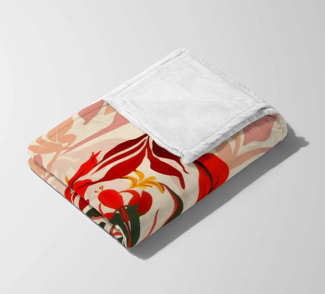 Fogliame cremisi ad arco coperta in pile da Frosh Pallete