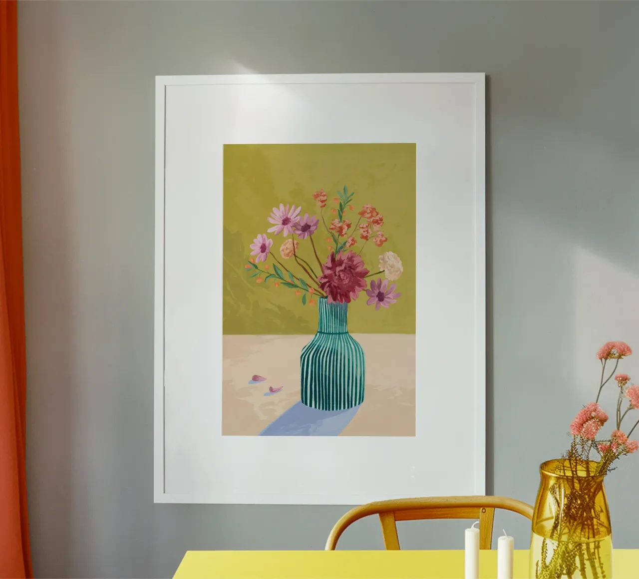 Wildflowers poster da Goed Blauw