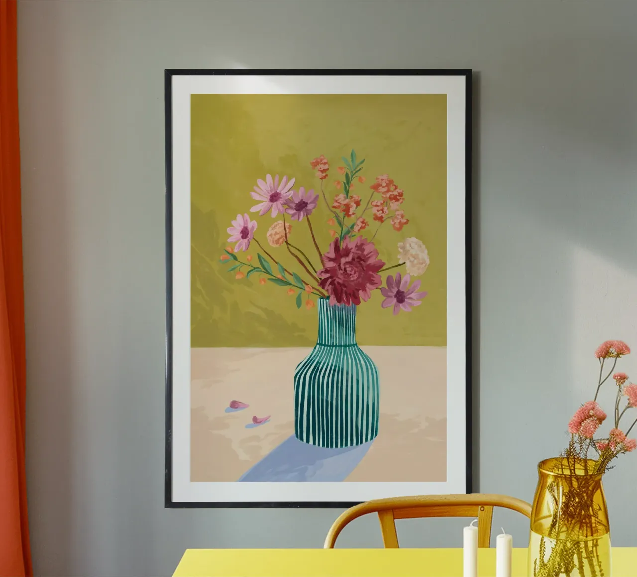 Wildflowers poster da Goed Blauw