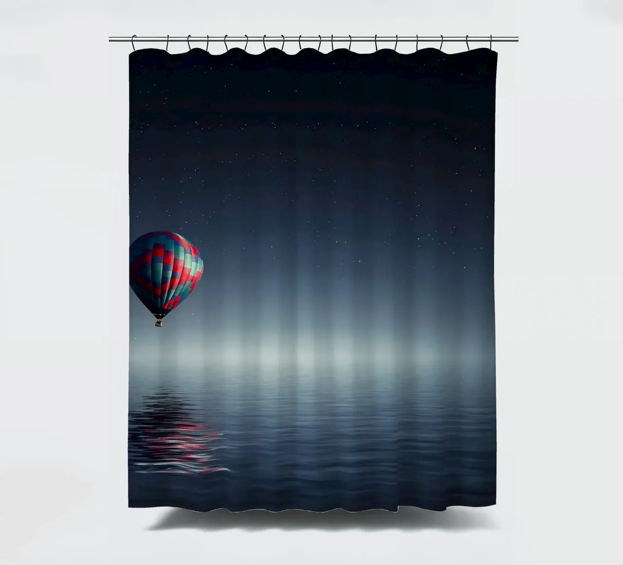 calm balloon shower curtain by Histrol