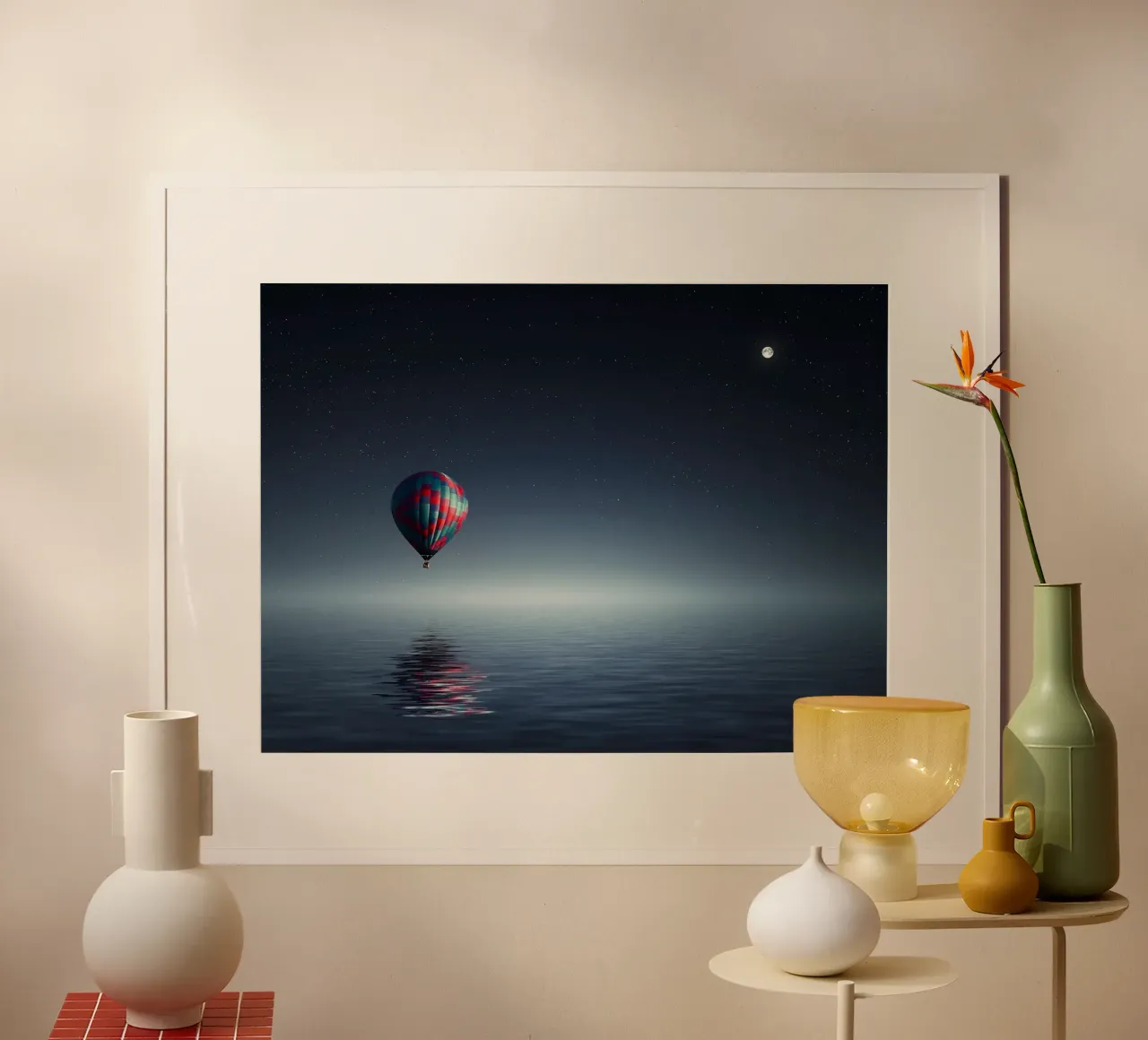 calm balloon hahnemühle by Histrol