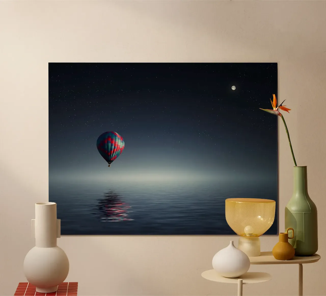 calm balloon hahnemühle by Histrol