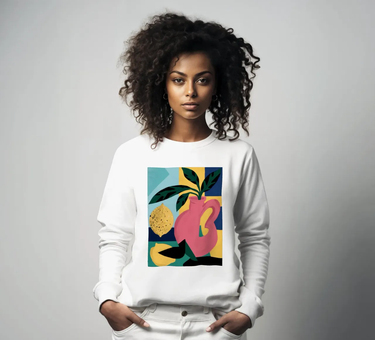 Forme giocose e strutturate felpa da Bring Haven