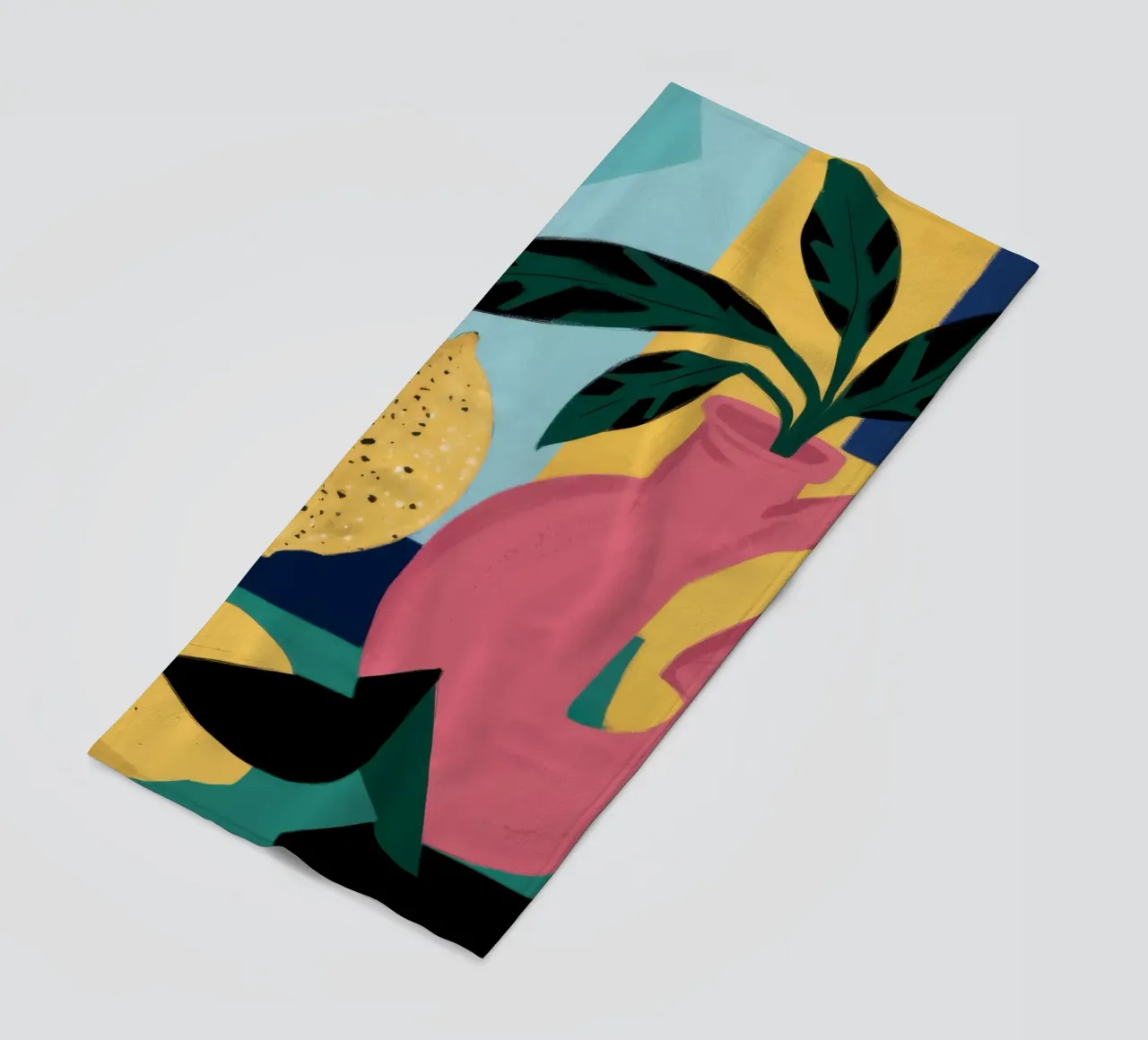 Forme giocose e strutturate telo mare da Bring Haven