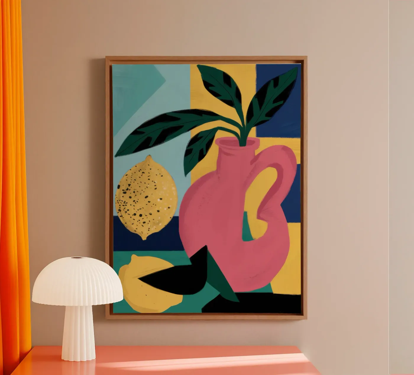 Forme giocose e strutturate tela da Bring Haven