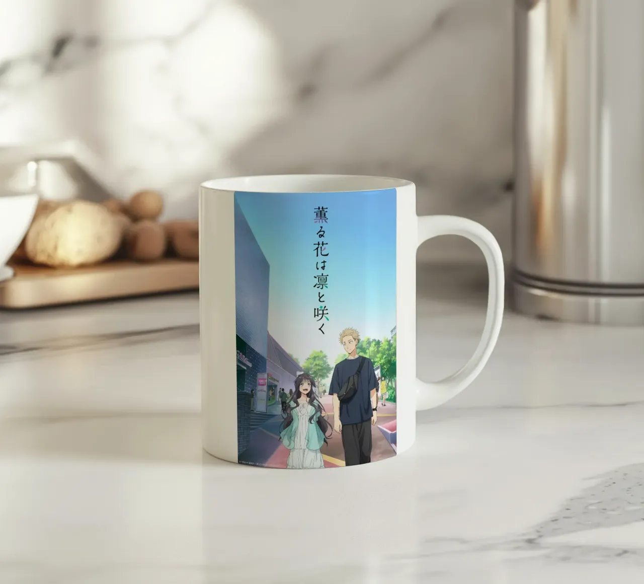 Kaoru Hana wa Rin to Saku tazza in ceramica da wongka shop