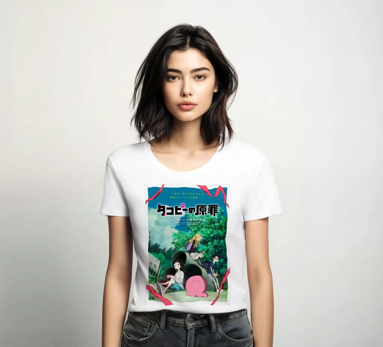 Takopii no Genzai t-shirt da donna da wongka shop