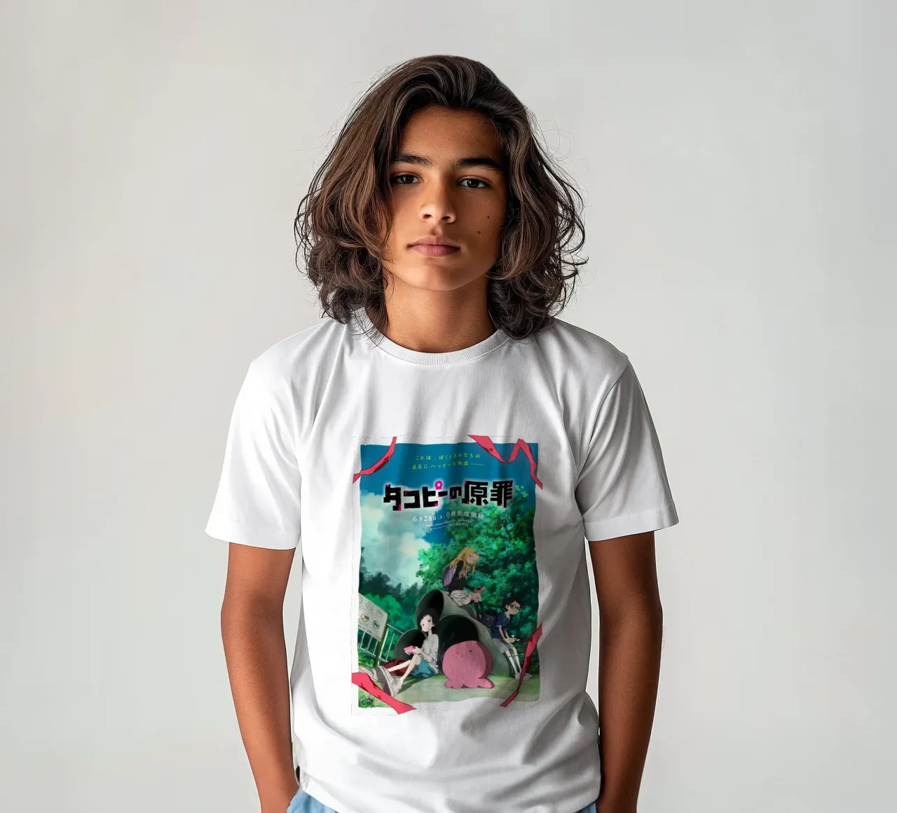 Takopii no Genzai t-shirt bambini da wongka shop
