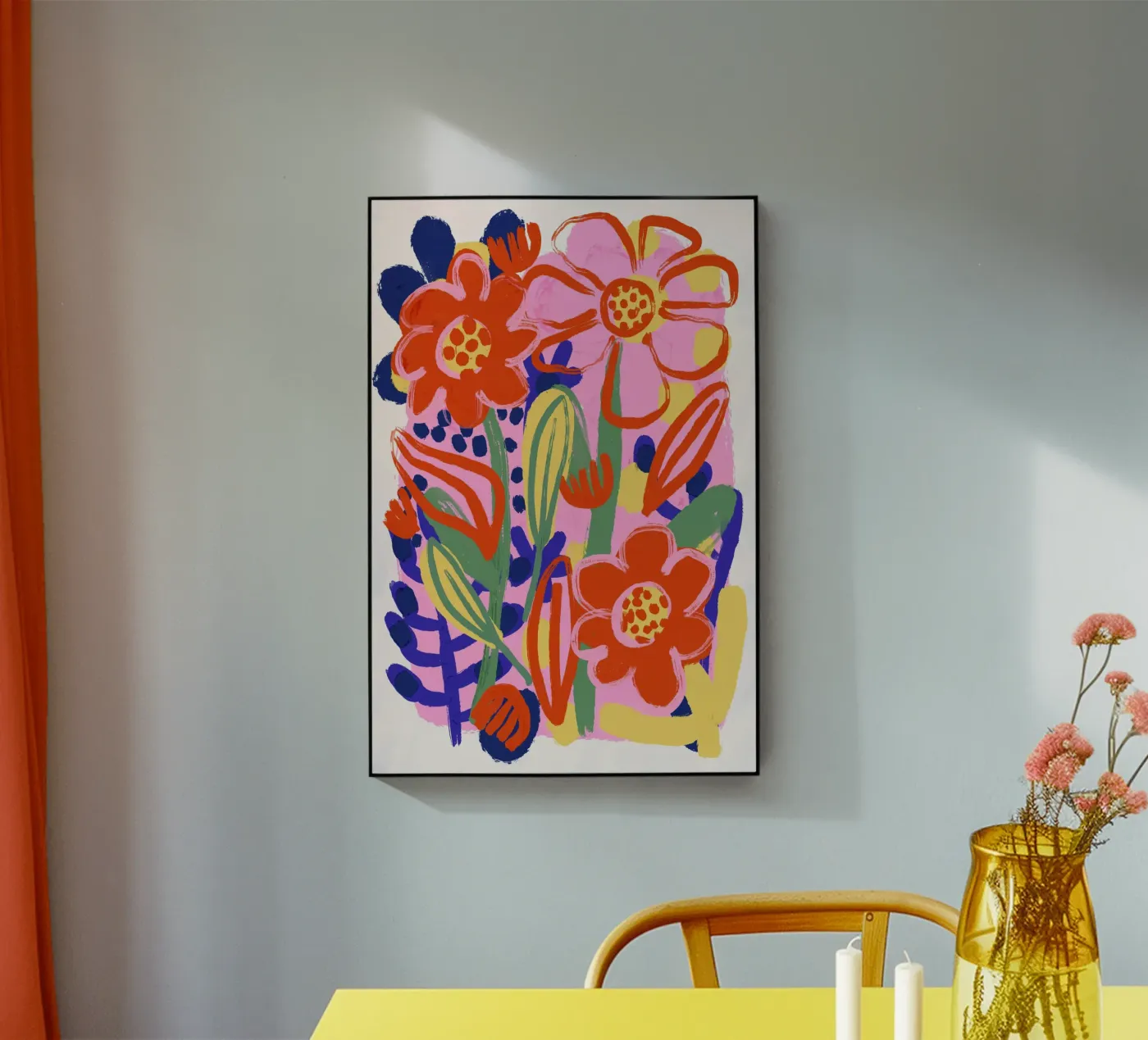 Summer Flowers Acryl-Glas von treechild