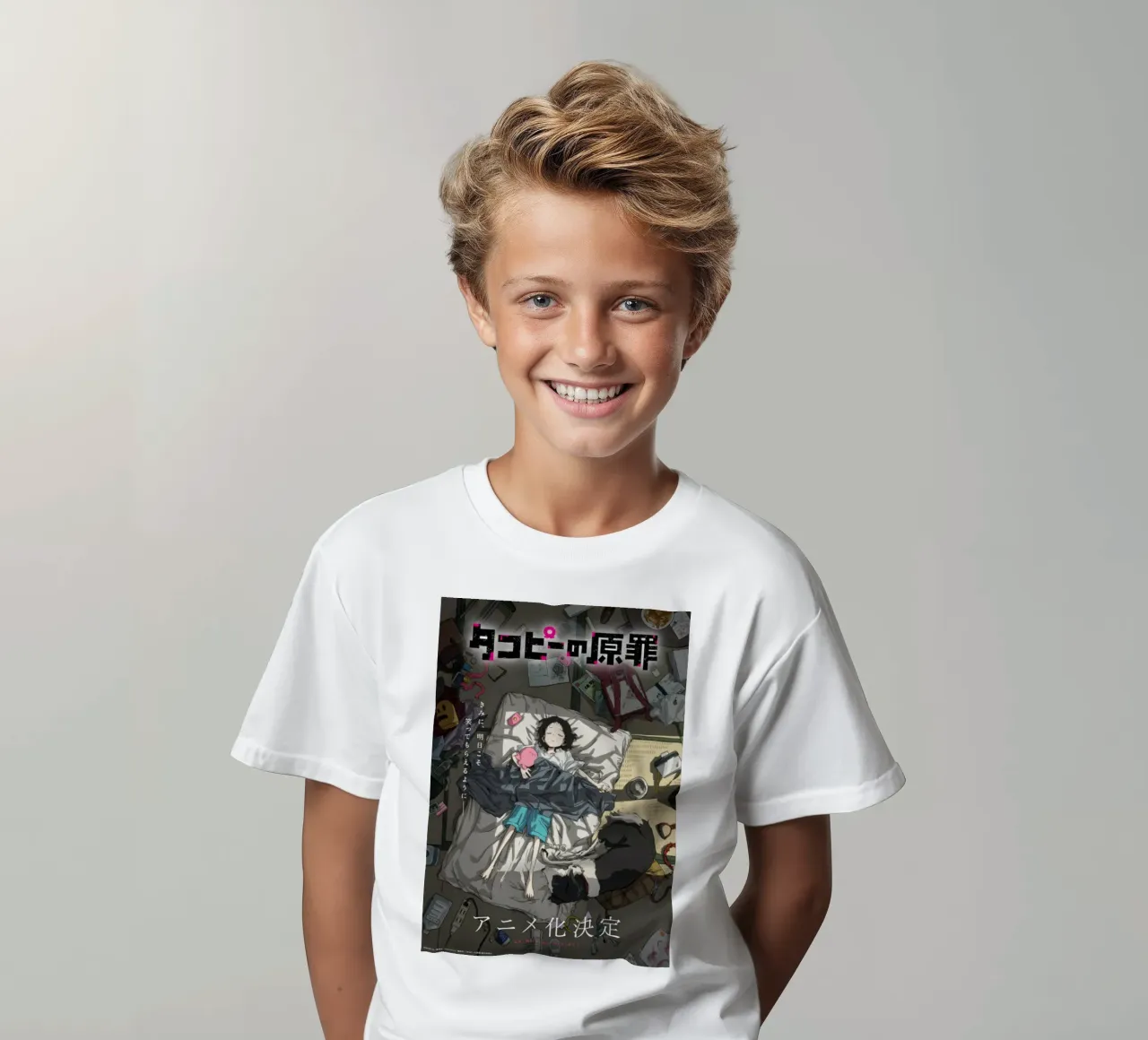 Takopii no Genzai t-shirt bambini da wongka shop