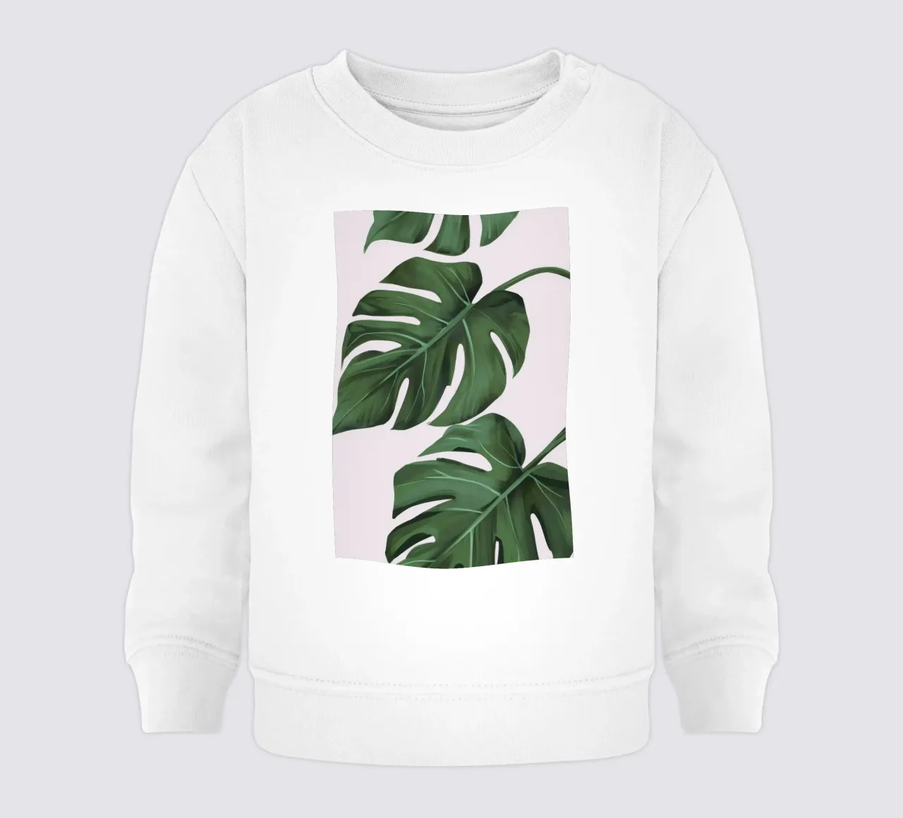 Foglie rigogliose di Monstera felpa neonato da Frosh Pallete