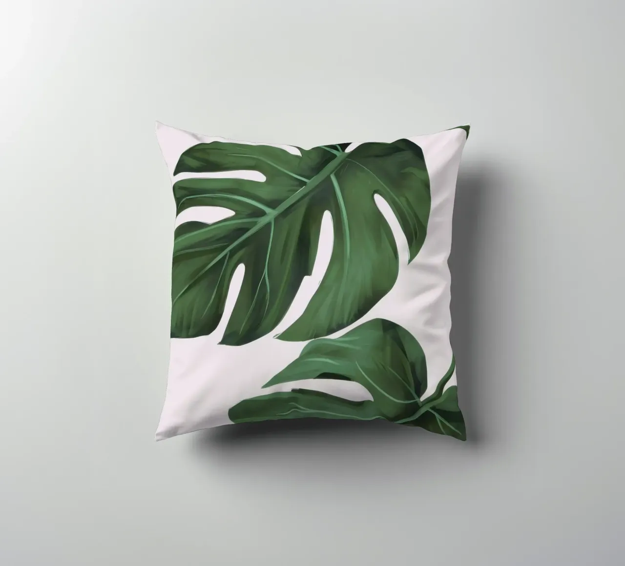 Foglie rigogliose di Monstera cuscino da Frosh Pallete