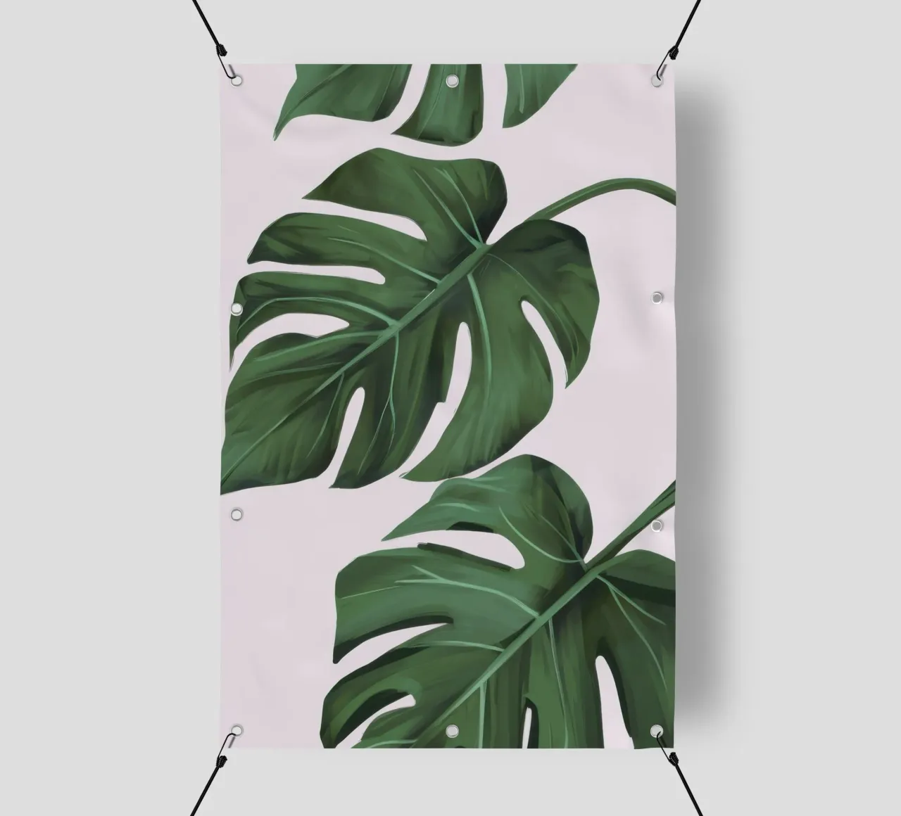 Foglie rigogliose di Monstera telo in pvc da Frosh Pallete