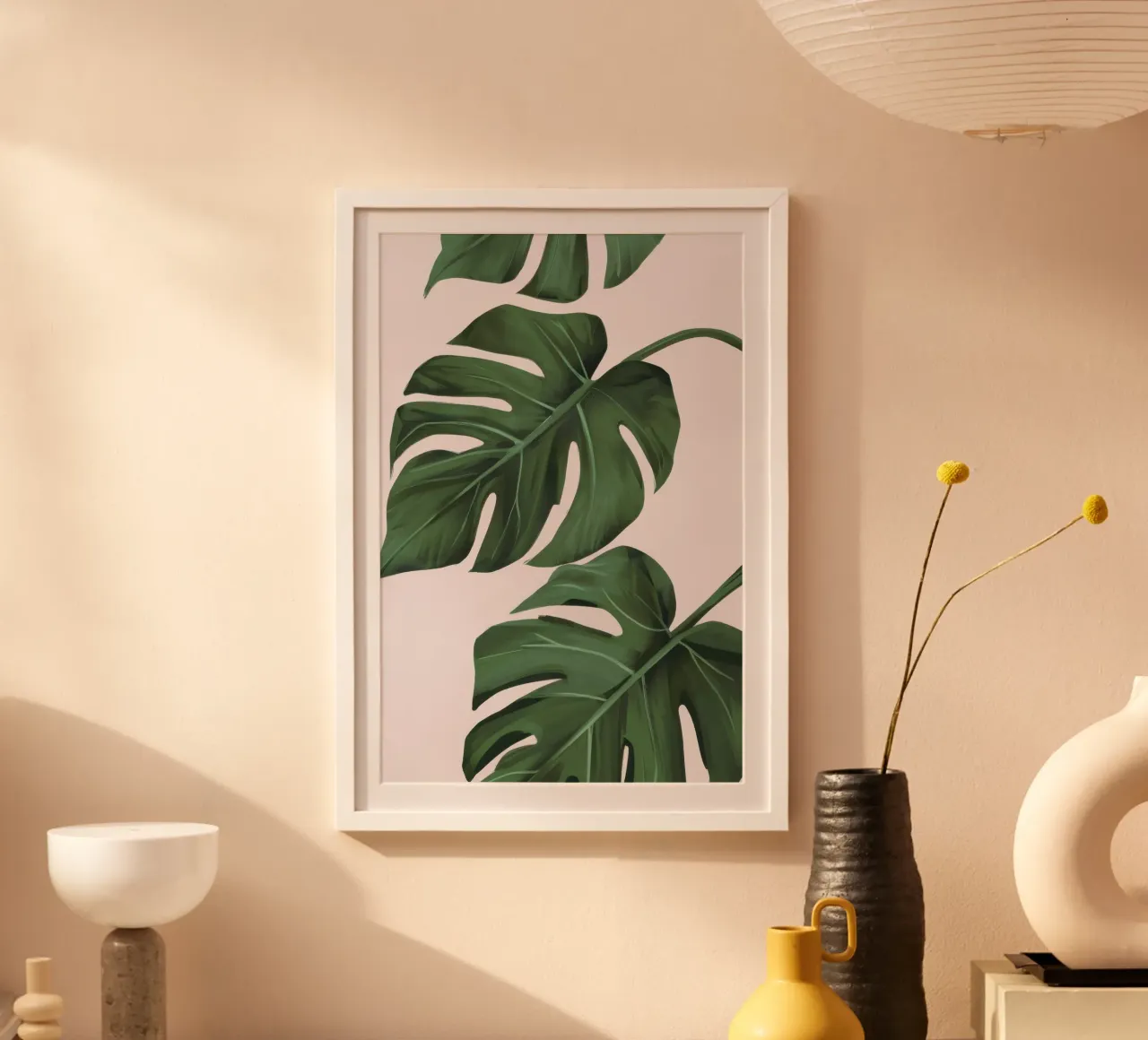 Foglie rigogliose di Monstera carta hahnemühle da Frosh Pallete