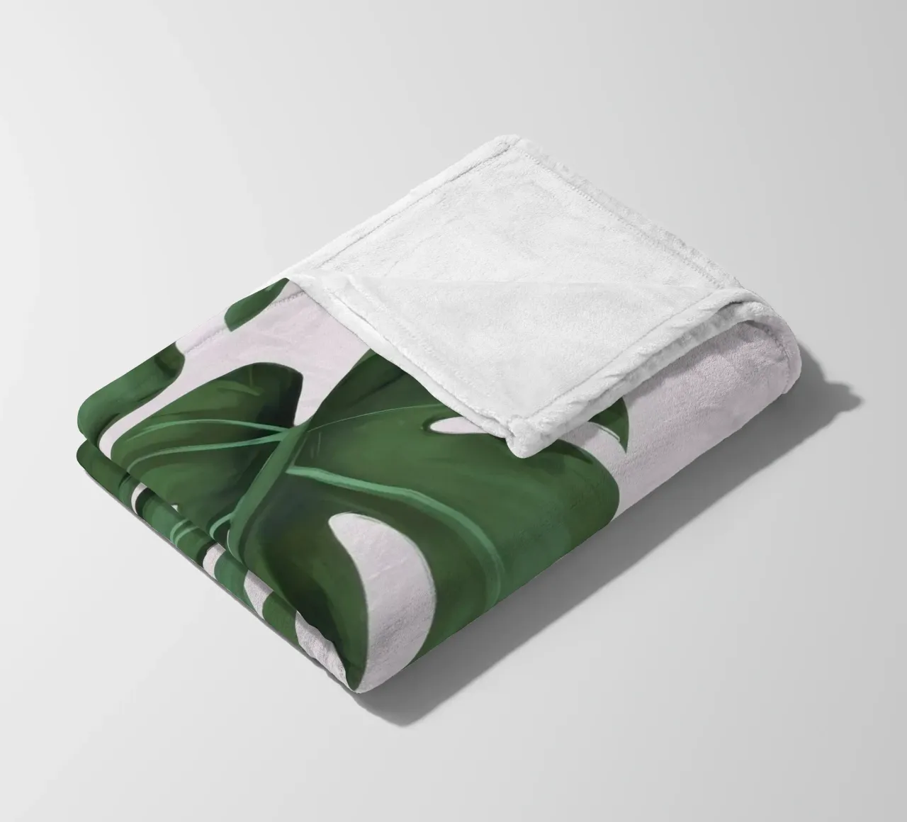 Foglie rigogliose di Monstera coperta in pile da Frosh Pallete